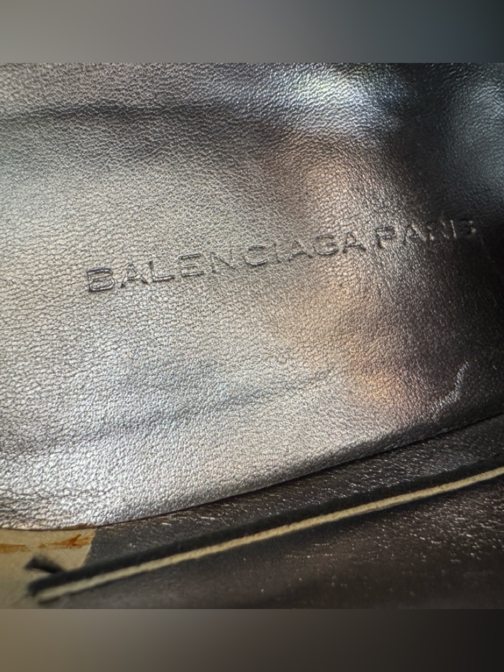 Balenciaga  blue/ white wedge boat shoes Sz. 38 - Picture 11 of 12